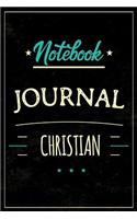 Notebook Journal Christian