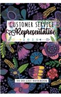Customer Service Representative To Do List Notebook