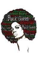 Black Queen Vision Board Planner