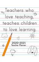 Teacher Planner 2020-2021