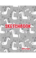 Unicorn Sketchbook 200 pages