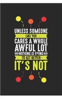 Unless Someone Like You Cares A Whole Awful Lot: Inspirationsangebot Notizbuch liniert DIN A5 - 120 Seiten für Notizen, Zeichnungen, Formeln - Organizer Schreibheft Planer Tagebuch