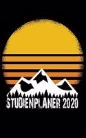 Studienplaner 2020: Wochenplaner zum notieren, organisieren und planen ca. DIN A5 6x9. Kalender / Terminkalender / Monats- / Tagesübersicht / Kontakt- / Geburtstags lis