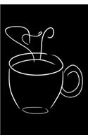 Coffee Notebook: College Ruled Line Paper Pages Journal 6 x 9 Inches (15,2 x 22,9 cm) - Coffee Gourmet Gift Idea - Diary, Photo Album or Recipes Booklet