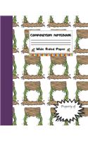 Composition Notebook Wide Ruled Paper: Scary Cemetery Notebook - Scary Halloween Monsters Themed Journal - Fun Gift for Girls Boys Teens Teachers & Students - Blank Lined Workbook for Wor