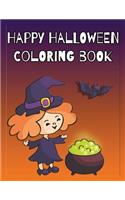 Happy Halloween Coloring Book