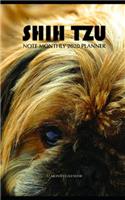 Shih Tzu Note Monthly 2020 Planner 12 Month Calendar