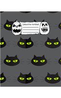 Abstract Halloween Pattern Volume 3 College Ruled Journal: 110 Blank Lined Wide Ruled (7.5 x 9.25) Pages to Jot Down Your Thoughts