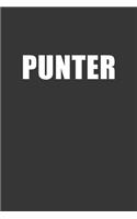 Punter Notebook: Lined Journal, 120 Pages, 6 x 9, Affordable Gift Journal Matte Finish