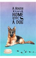A House is Not a Home Without a Dog: Password Logbook in Disguise with Gorgeous Alsatian/German Shepherd Cover(11 Discreet Password Keeper/Organizer)