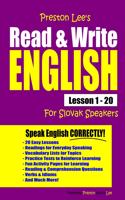 Preston Lee's Read & Write English Lesson 1 - 20 For Slovak Speakers