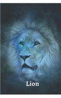 Lion: Nature, Animal, Book Gifts For Women Men Kids Teens Girls Boys, Notebook, Journal, Diary (110 Pages, Lined, 6 x 9)