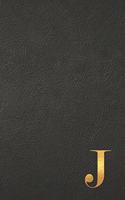 J: Executive Monogram Initial To Do List Notebook - Daily Checklist Planner