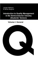 Introduction to Quality Management in the Semiconductor Industry: Students' Version(1 General)