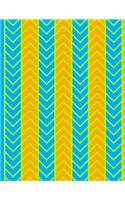 Bright Fun Colors #2 (Zig Zag): Everyday Notebook