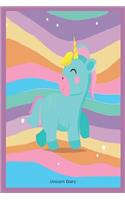 Unicorn Diary: Kids Colorful Unicorn Doodle & Sketch Journal for Girls