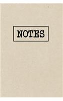 Notes: A graph paper field book for research and project notes