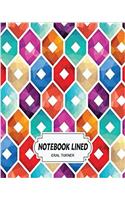Notebook Lined Colorful: Notebook Journal Diary