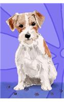 Bullet Journal Notebook for Dog Lovers, Jack Russell Terrier Sitting Pretty 5: Graph Design - 162 Numbered Pages with 150 Graph Style Grid Pages, 6 Index Pages and 2 Key Pages for Journaling, Writing, Planning and Doodling, for