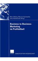 Business-To-Business-Marketing Im Profifußball