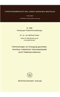 Untersuchungen Zur Erzeugung Gerichteter Lamellarer Metallischer Verbundwerkstoffe Durch Festkörperreaktionen