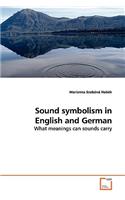 Sound symbolism in English and German