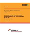 Die Einführung des wettbewerblichen Vergütungssystems der Ausschreibungen im EEG 2017