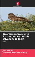 Diversidade faunística dos santuários de vida selvagem da Índia