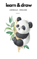 Learn & Draw: English Animal Adventures Coloring Book for Kids