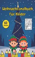 Weihnachtsmalbuch für Kinder