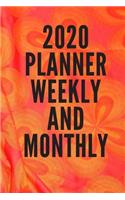 2020 Planner Weekly and Monthly