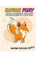 Kawaii Foxy coloring book for kids