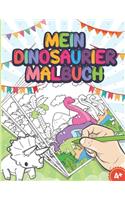 Mein Dinosaurier Malbuch: 52 Einzigartige Dinozeichnungen Motive - Dino Geschenk Für Kinder, Jungen Und Mädchen Ab 4 Jahren - Feinmotorik Üben Für Zu Hause Oder Den Kindergar