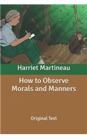 How to Observe Morals and Manners: Original Text