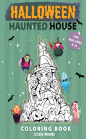 Halloween Haunted House coloring book for kids 5-14
