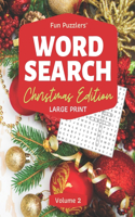 Word Search: Christmas Edition Volume 2: Large Print