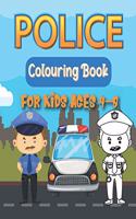 Police colouring  Book For Kids Ages 4-8
