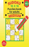 medium Sudoku 16 X 16 Puzzles - volume 2