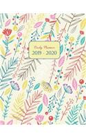 Daily Planner 2019 - 2020: One Page Per Day Academic / Student Diary from July 2019 to June 2020 - Time Schedule, Trackers, Goals and Gratitude Section (included Yearly and Mo