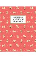 Academic Planner 2019-2020: Cute Yellow Labrador Puppies on A Weekly and Monthly Dated Student Academic Planner. Elementary, High School, Home school, College 8x10 Organizer Co(18 2019 2020 Academic Planner)