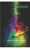 Guitar TABS - Blank Sheet Music Notebook