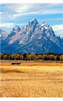 Grand Teton National Park in the Fall Journal: 150 Page Lined Notebook/Diary