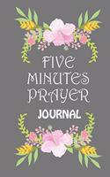 Five Minutes Prayer Journal