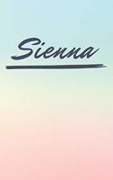 Sienna: Personalized Sienna Journal / Birthday Gift / Greeting Card / Diary Name Gift Alternative