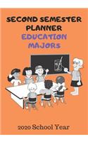 Education Major Second Semester Planner