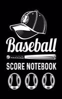 Baseball Score Notebook: Score Record Journal For Baseball Coaches