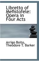 Libretto of Mefistofele