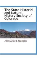 The State Historial and Natural History Society of Colorado