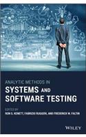 Analytic Methods in Systems and Software Testing