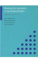 Meeting the Standards in Secondary English